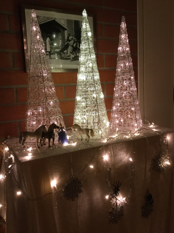 Syksyn hämärän valopilkkuja.