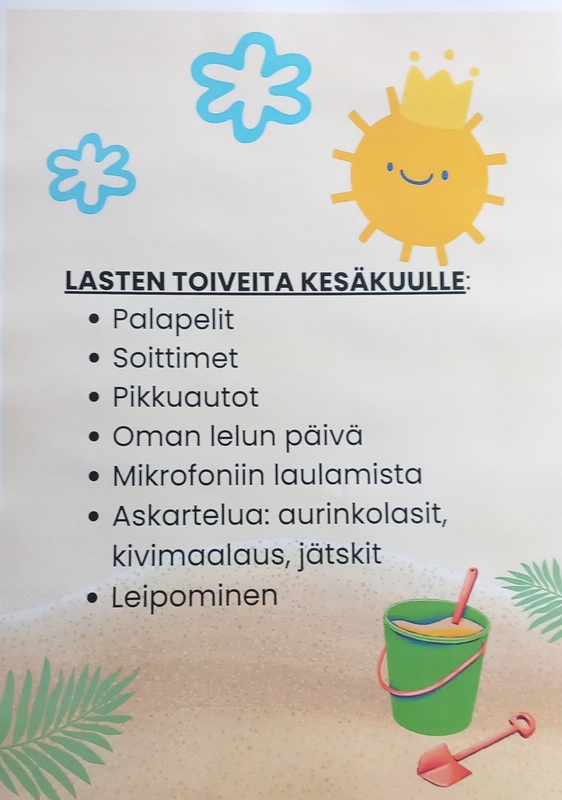 Kesäkuun puuhia