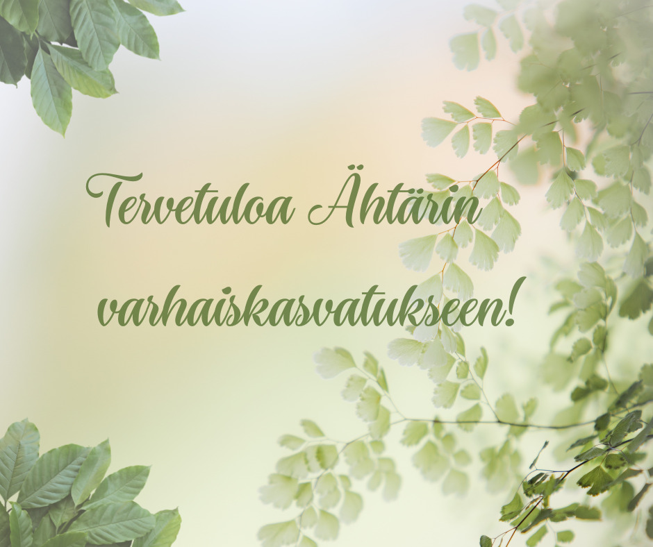 Tervetuloa meille!