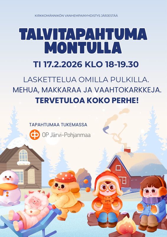Talvitapahtuma tiistaina 17.2.2026