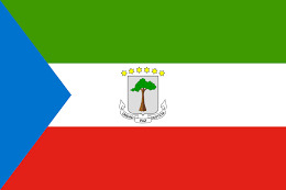 La bandera de Guinea Ecuatorial