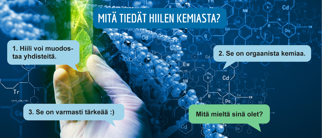 Virittäytyminen – Mitä tiedät hiilen kemiasta?