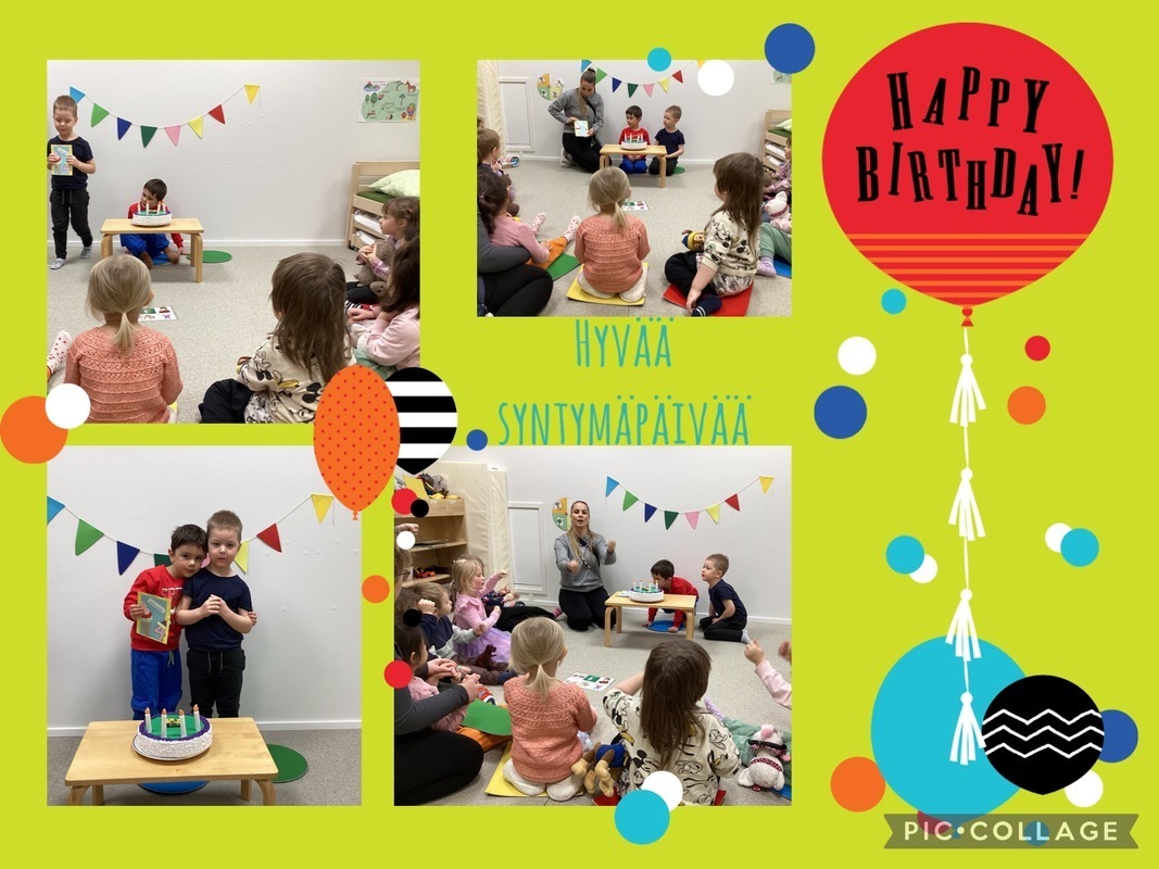 Syntymäpäivät 🥳🎂✨ Lapset juhlivat syntymäpäivää.