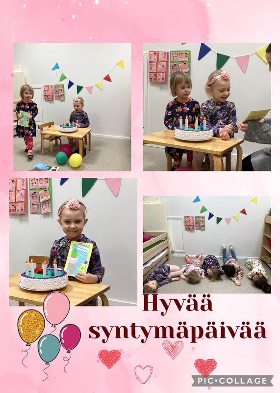 Syntymäpäivät Pääsimme taas onnittelemaan uutta reipasta nelivuotiasta 🎂🥳 Paljon onnea 🥰