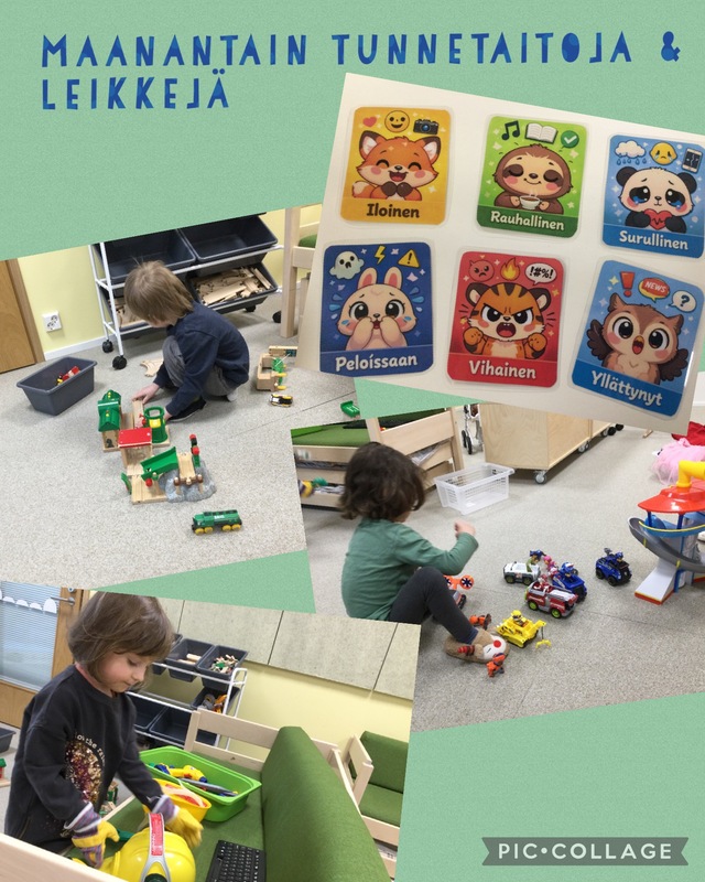 Lapset leikkivät.