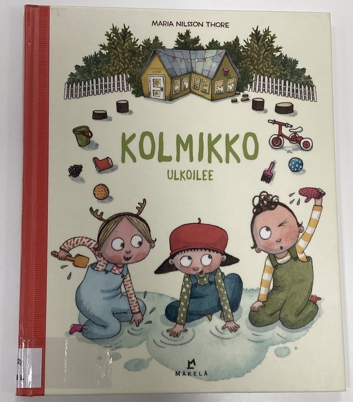 Kuva kirjasta Kolmikko ulkoilee
