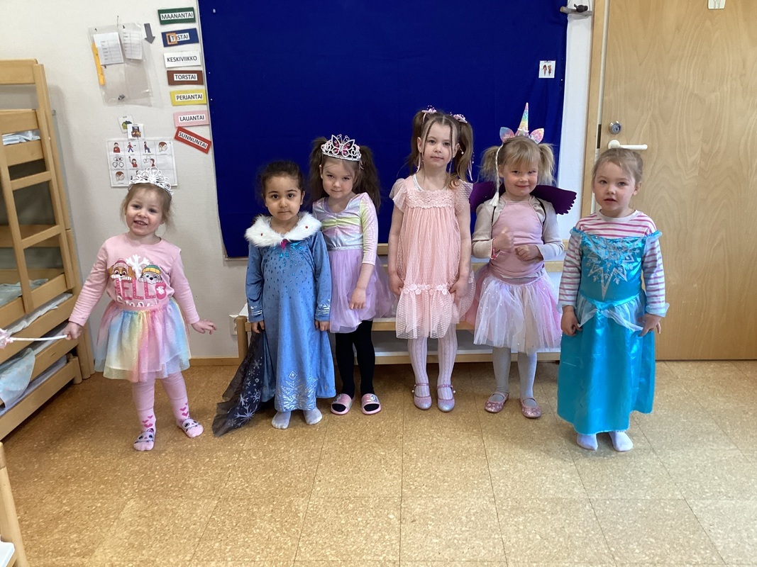 Päivään mahtui monta ihanaa prinsessaa ja keijua.