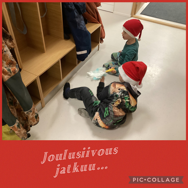 Lapset pyyhkivät pölyjä