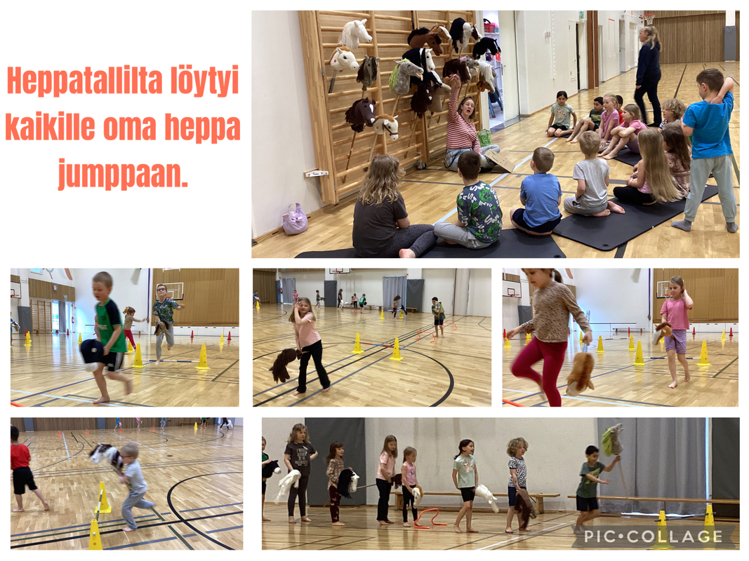 Keskiviikkona oli heppajumppa! Heppajumppa