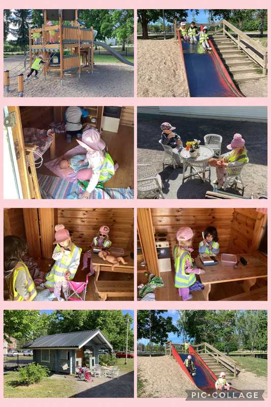 IMG_3133.jpeg Lapsia pihaleikeissä ja leikkimökissä