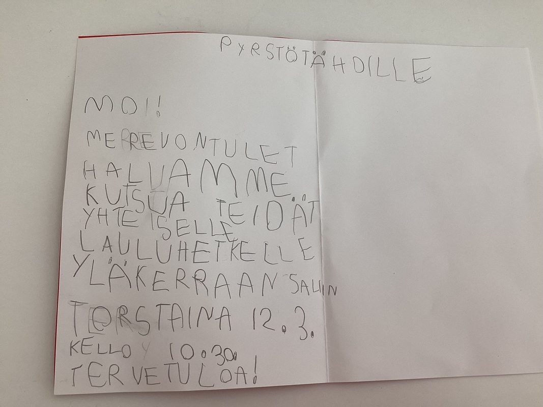 Kutsu lauluhetkelle