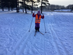 Hiihtämässä