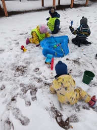 Toiminnan jälkeen jäi aikaa vapaalle leikille.