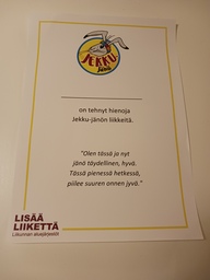 Diplomit lapsille onnistuneista Jekkujänön tehtävistä.