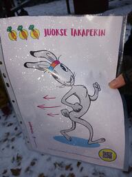 Jekkujänön tehtävä juokse takaperin.