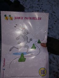 Jekkujänön tehtävä juokse mutkitellen.