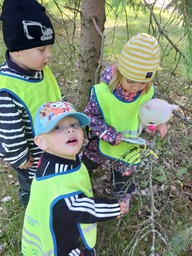 Lisää rasteja, tarkat olivat lasten silmät...
