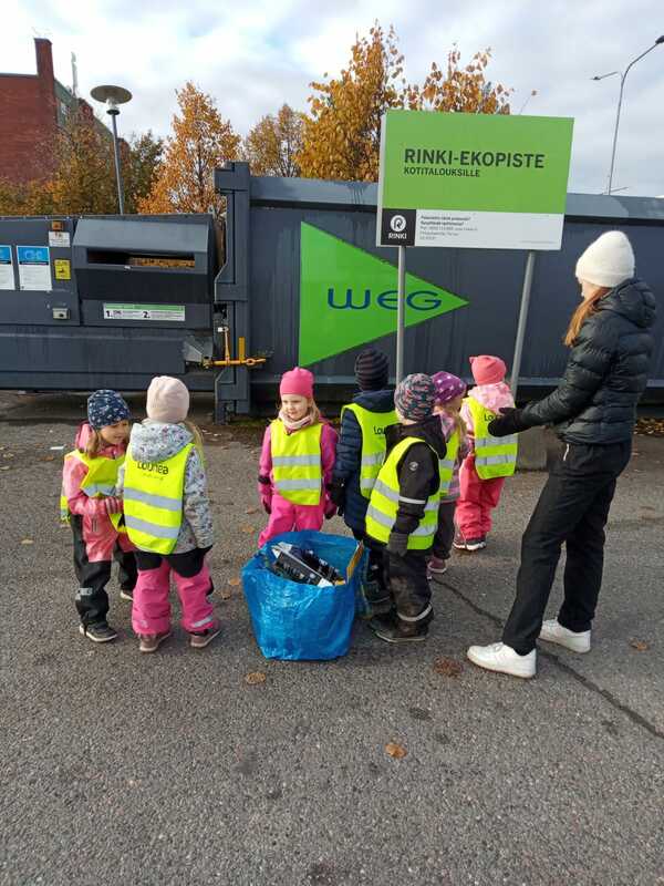 Lapset kierrätys