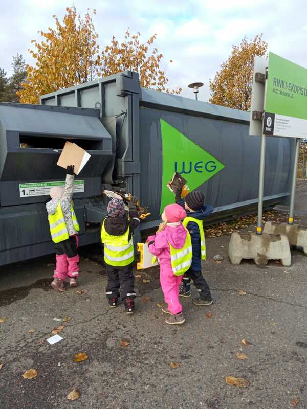 Lapset kierrätys