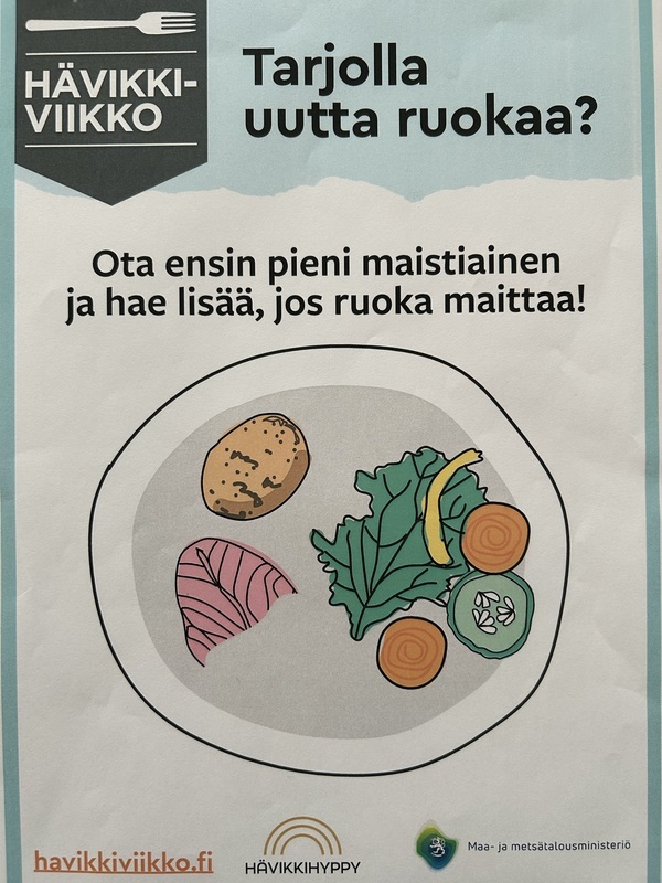 Hävikkiviikko- ota ensin pieni maistiainen