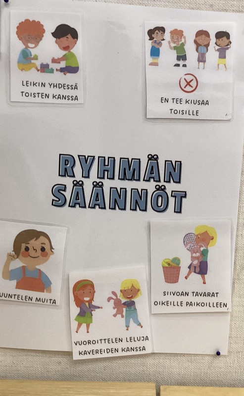 Ryhmäsäännöt kuvina