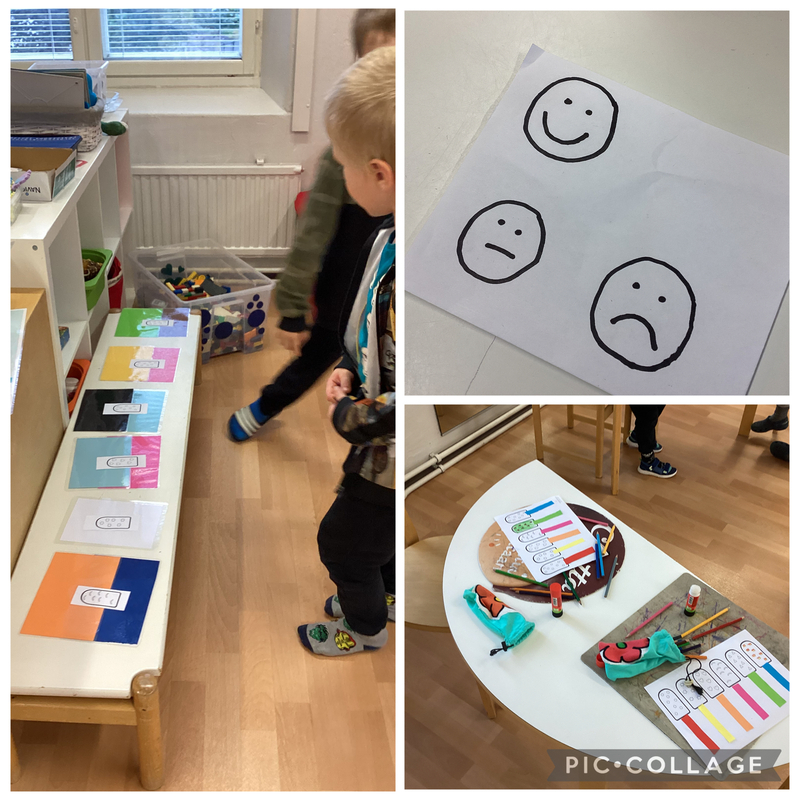IMG_2262.jpeg Monta kuvaa, jossa lapset tekevät jäätelö askartelu tehtävää.
