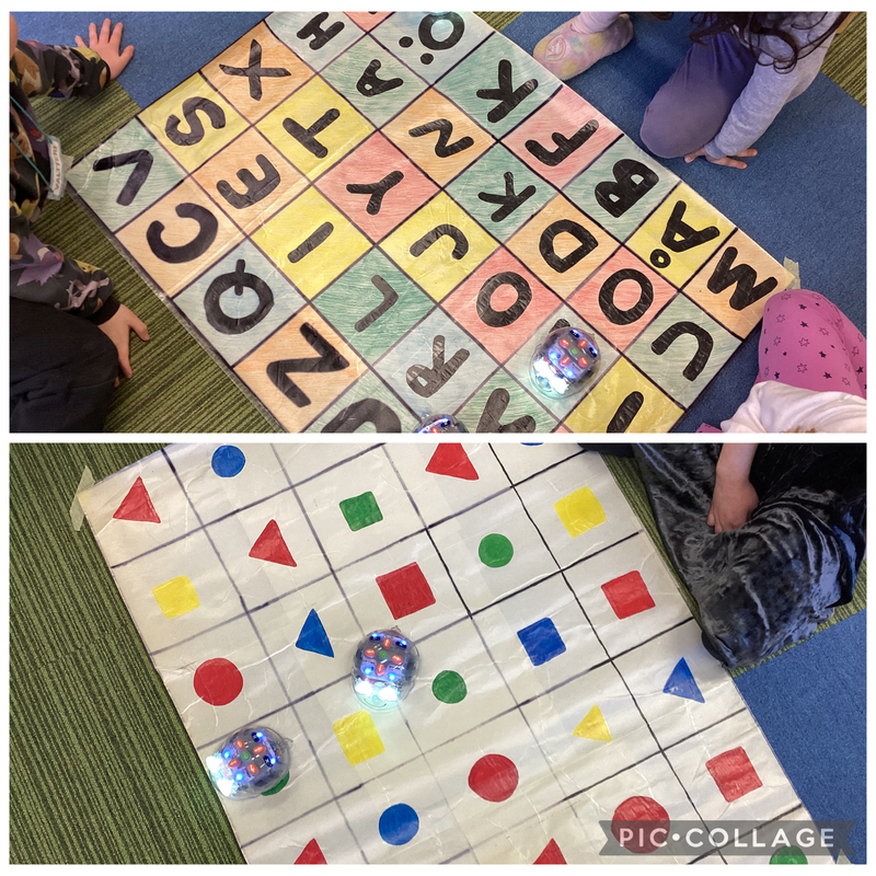 Beebot harjoittelua