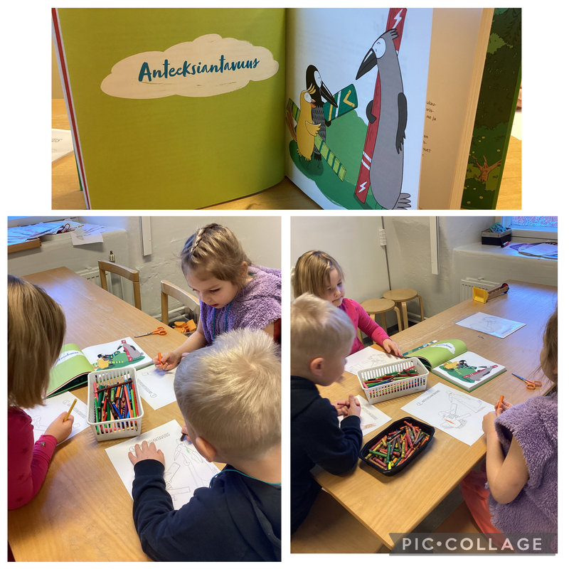 Lapset tunnekerhossa