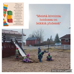 Lapset liukumäessä