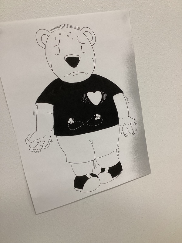 Nallea jännittää ja pelottaa.