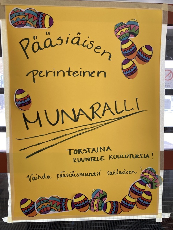2.4.2026 Perinteinen munaralli.🐣🐥🐣