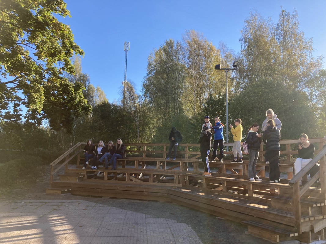 Uusi ”katsomo”valmistui syyskuun lopussa. 🍁🍂🍁