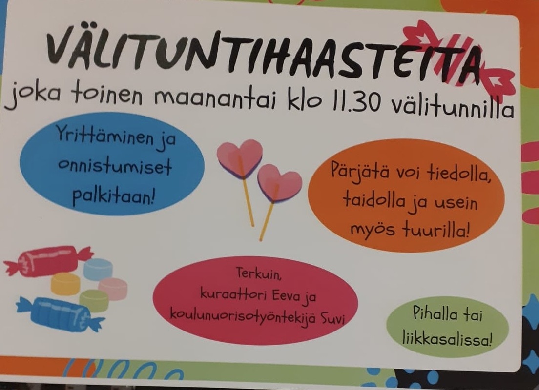 Välituntitoimintaa! 😊