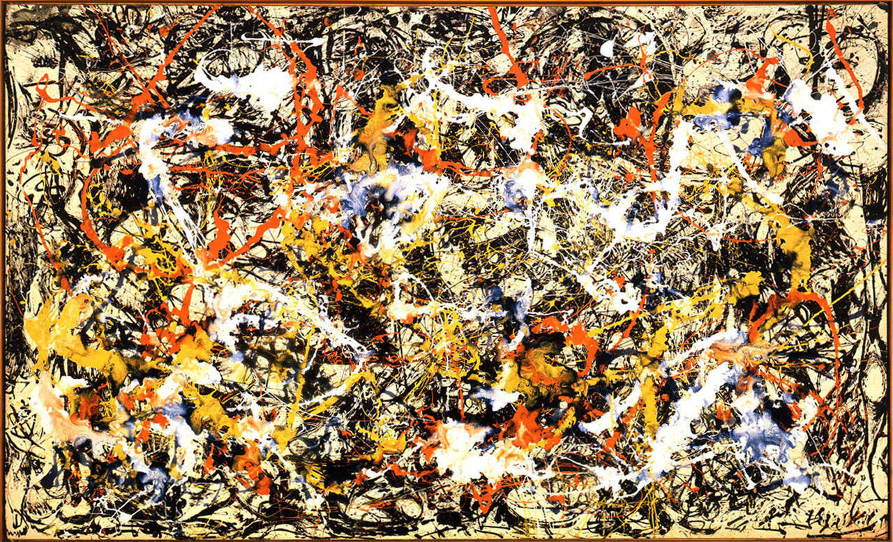 Jackson Pollock Convergence, 1952, 237cm X 390 cm.