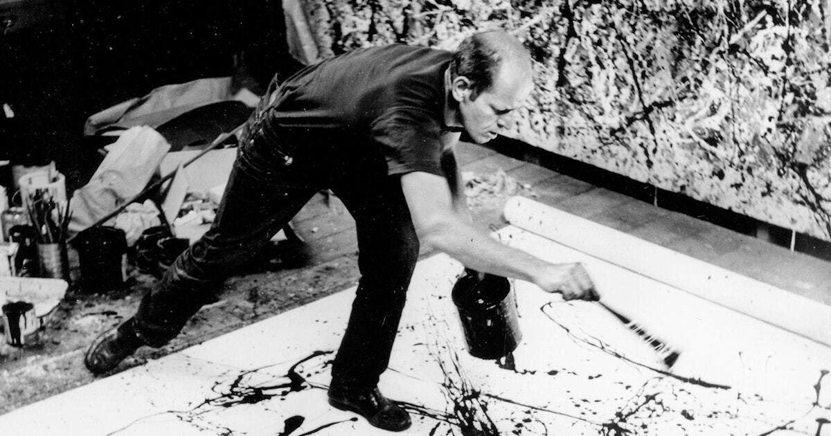Pollock maalaa
