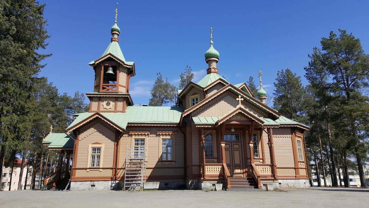 Orthodox church, front wiew.