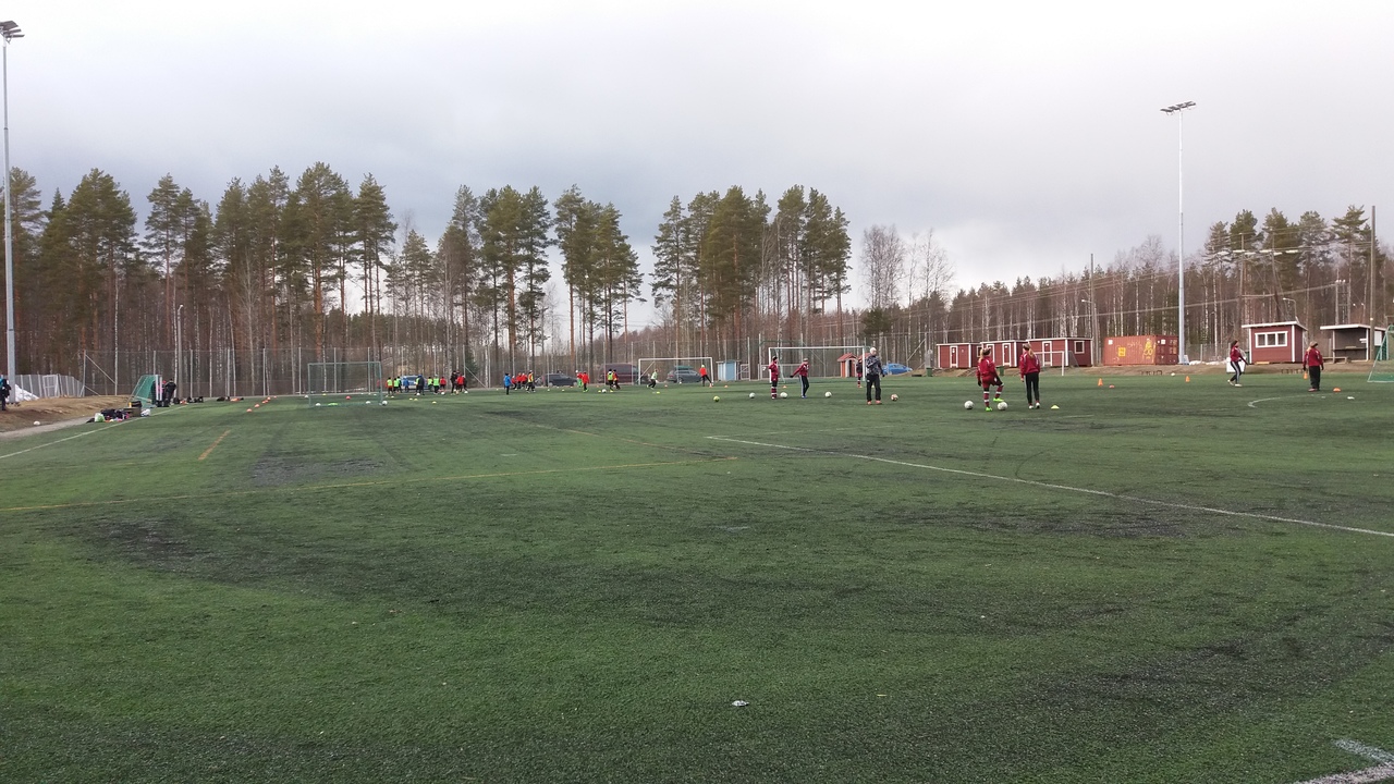 This is Koilispuistos soccer field
