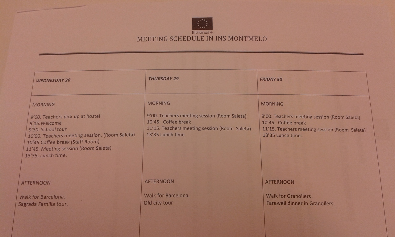 First TN-meeting´s program