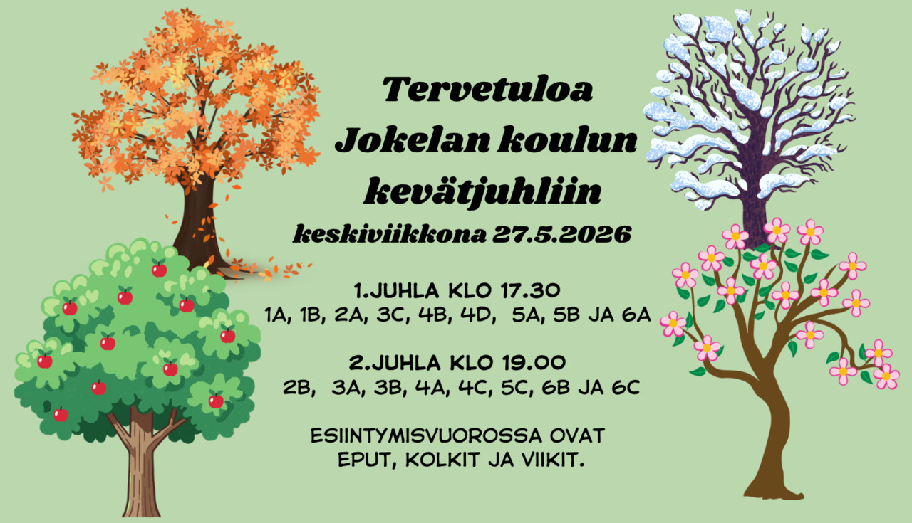 Kevät keikkuen tulevi...