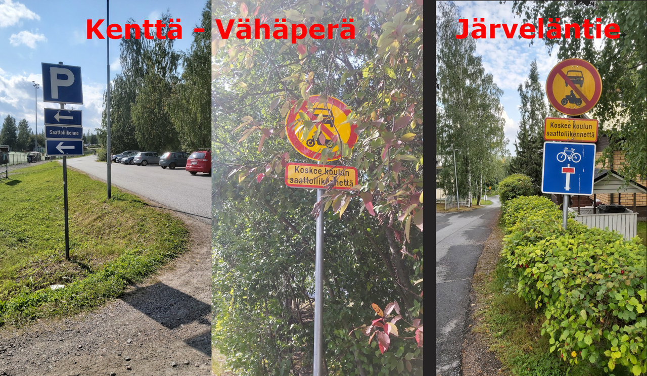 Koulun pihoihin oppilaiden saattoliikenne kielletty