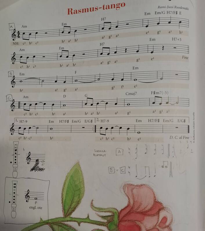 Rasmus-tango (oma biisi)