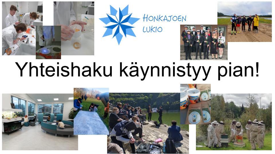 Tervetuloa Honkajoen lukioon!