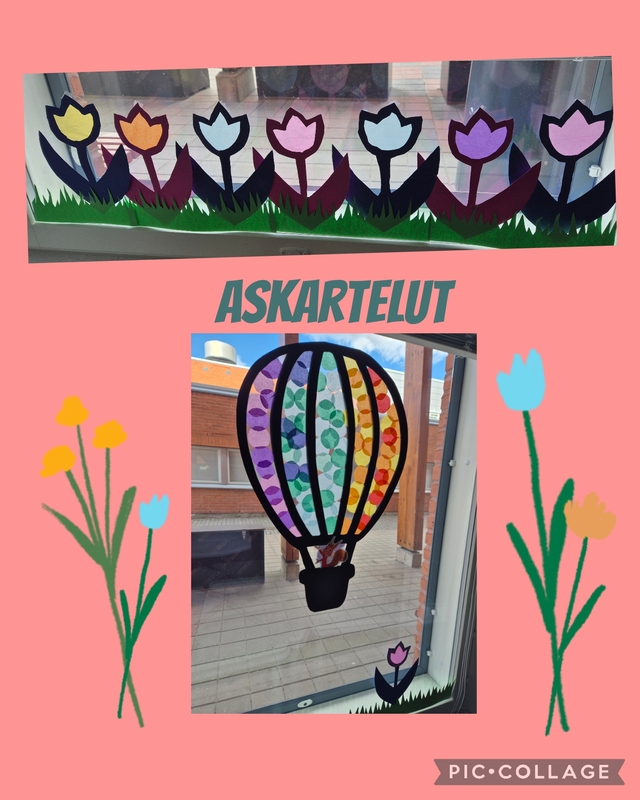 Keväisiä askarteluita