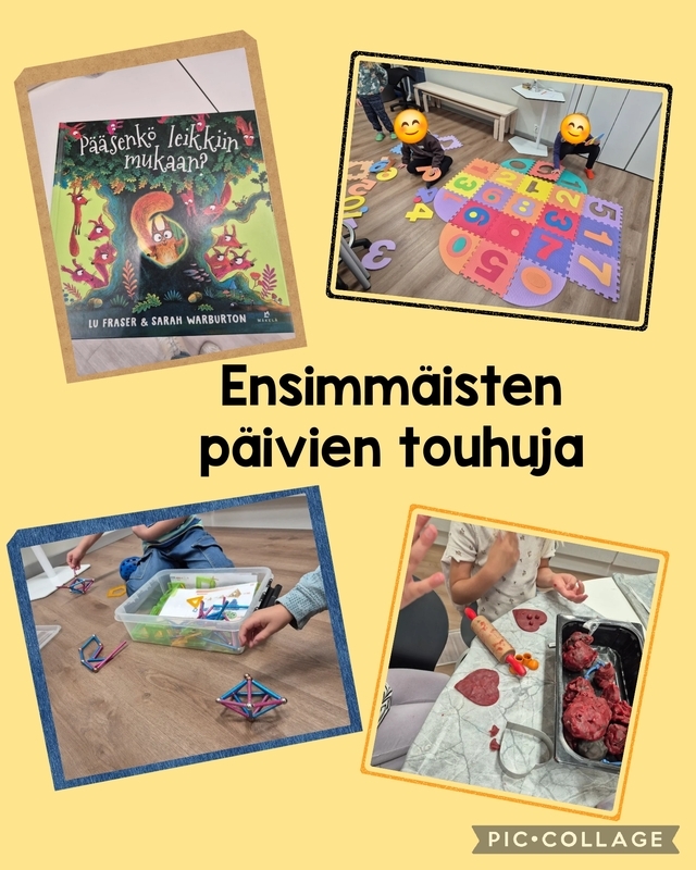 Ensimmäisen viikon touhuja