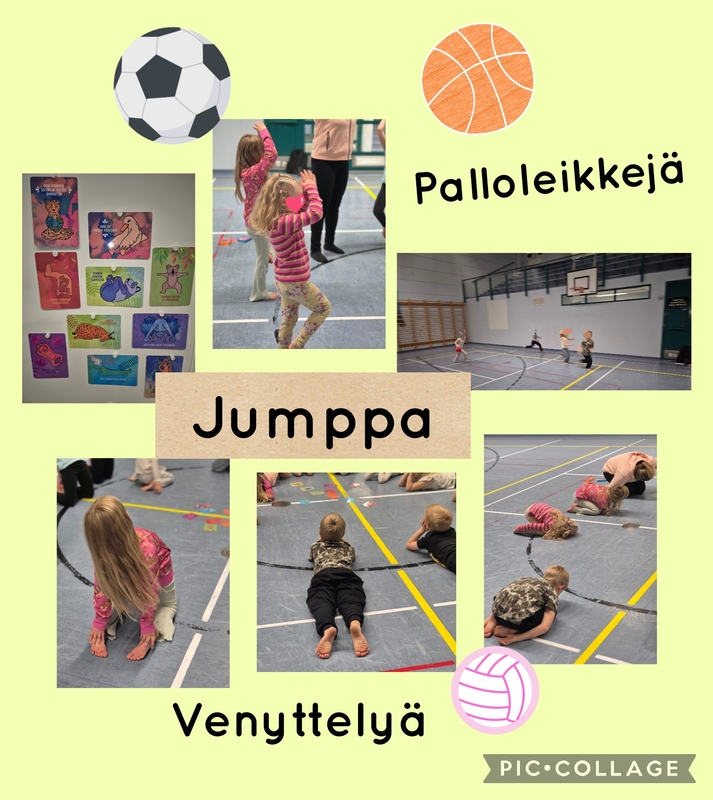 Jumppaa salissa