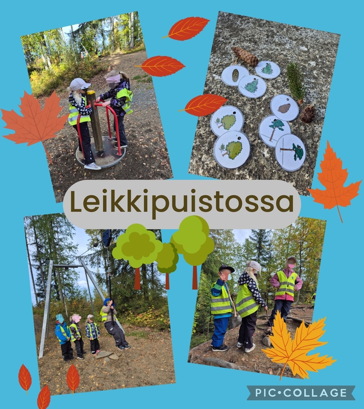 Leikkipuistossa