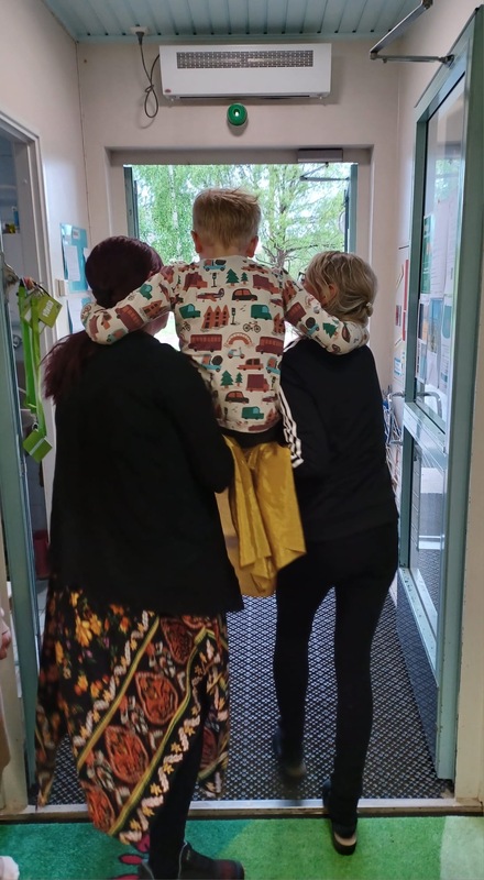 Kultatuolissa pois päiväkodista