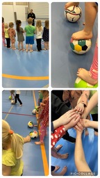 Jalkapalloilua meille oli ohjaamassa KTP:n junioriohjaaja Minna .⚽️😃👍