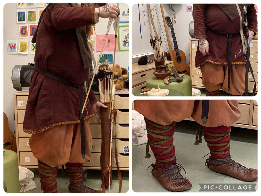 Muinaisaika päivänä Nalle tuli opettamaan meille, miten silloin elettiin 🗡️🛡️