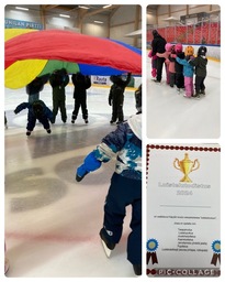 Meillä oli syksyllä luistelua jäähallissa.Kaikki saivat siitä myös todistukset.👏⛸️